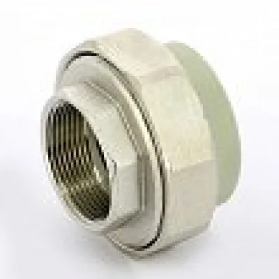 Муфта с разъемным соединением FV-plast 236050 ВР Ø 50 мм х 1 1/2″ (американка) полипропиленовая, сварка (ФВ-пласт)
