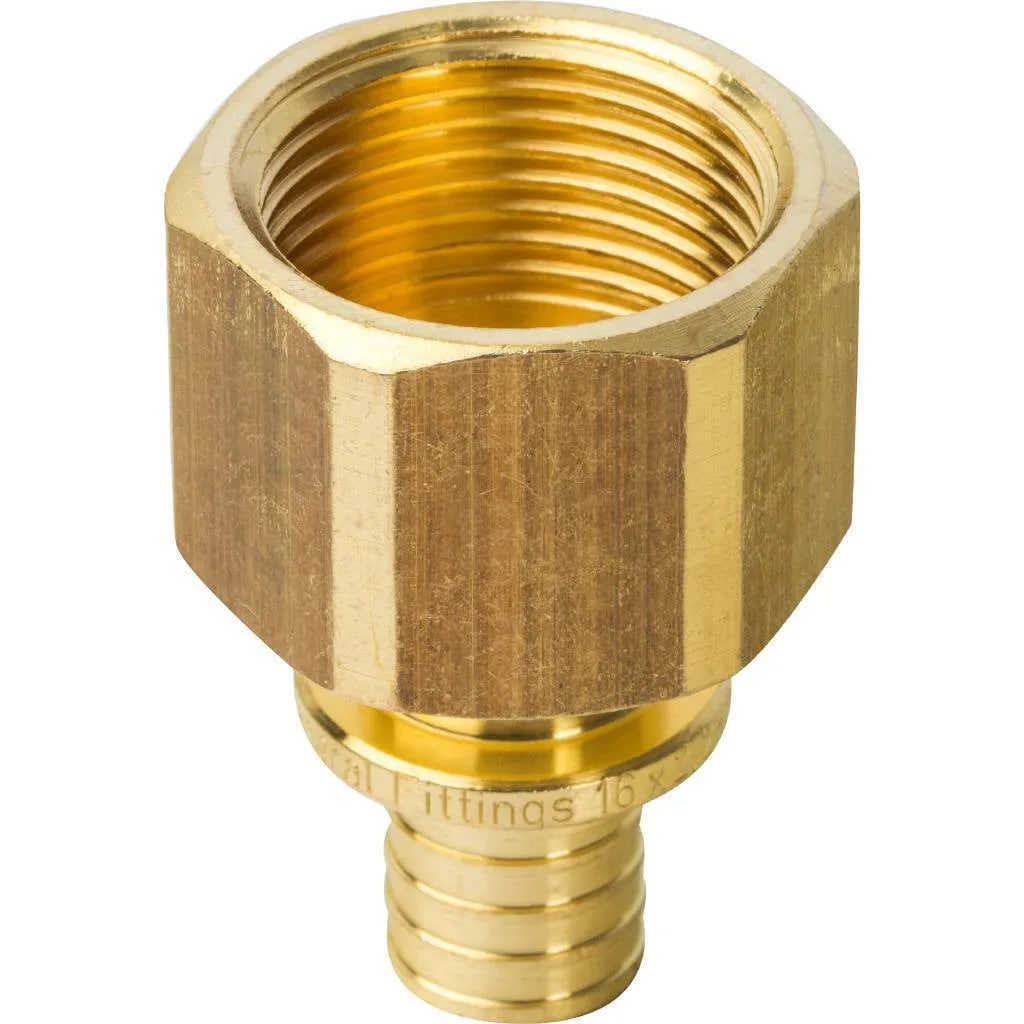 STOUT Переходник с внутренней резьбой 16xG 3/4″ для труб из сшитого полиэтилена аксиальный