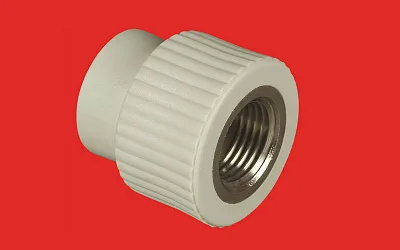 Муфта полипропиленовая FV-Plast 20х3/4, ВР 217021