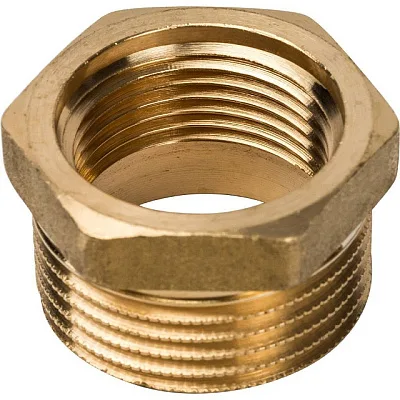 Футорка Stout с внутренней-наружной резьбой 1×3/4, арт.SFT-0028-000134