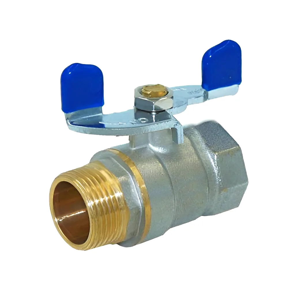 Кран Эконом TIM VALVE 1/2 г.ш. баб. 120/10