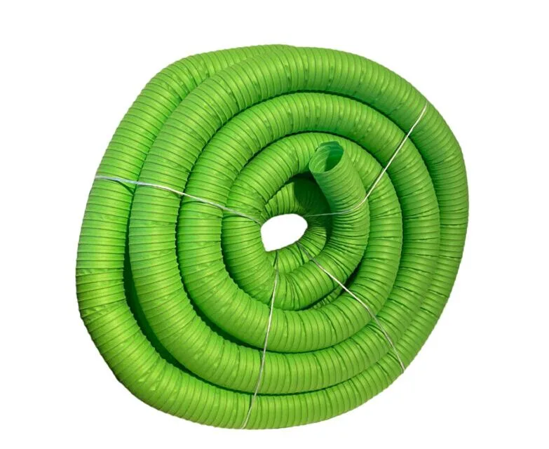 Антибактериальный полужесткий воздуховод Dec Smoothdec Non Woven Green (65/10м)